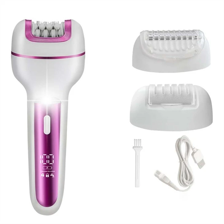 Electric Rechargeable Pedicure Foot File Epilator